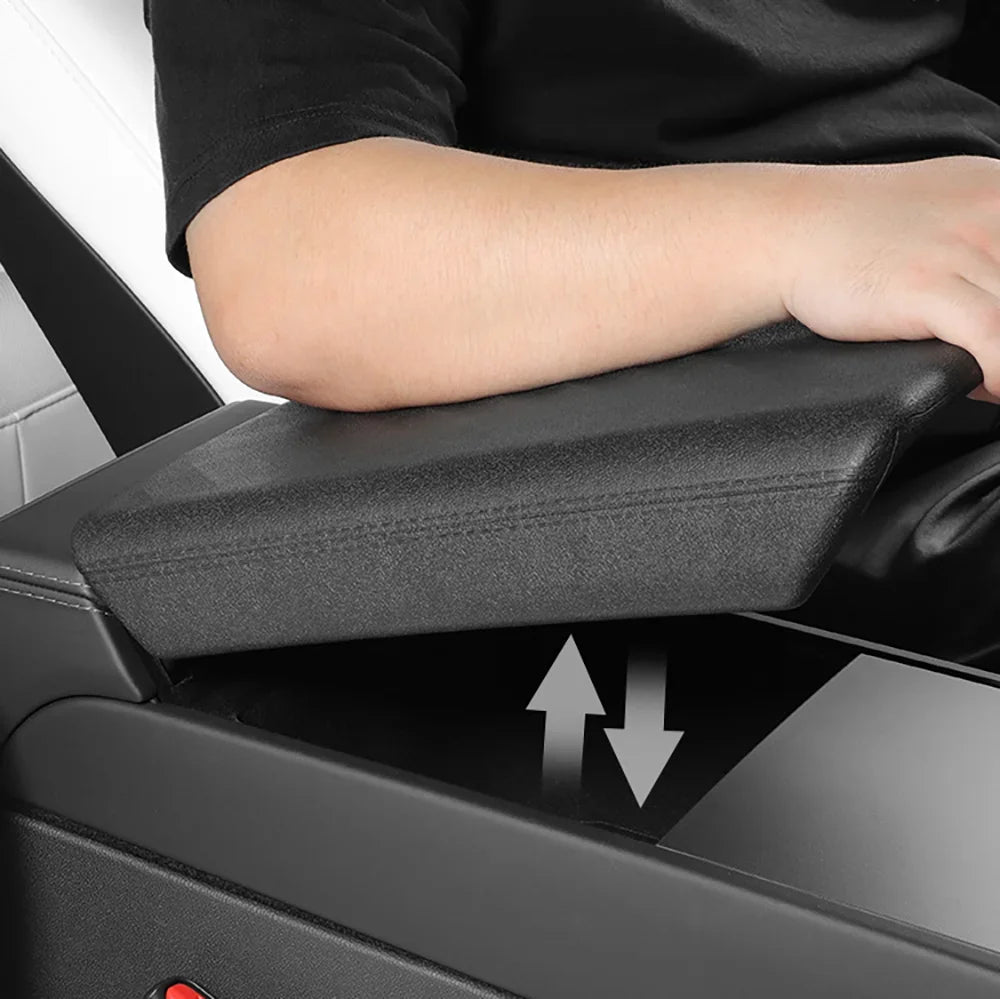 Durable Non-Slip Dustproof for Tesla Model Y Juniper Launch 2025-2026 Model 3 Highland 2024 TPE Armrest Cover Accessories Oasis Select