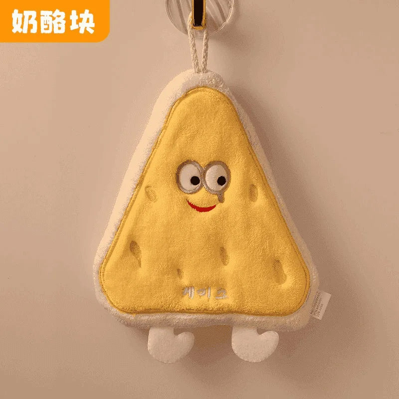 Absorbent and Thickened Bathroom Cartoon Handkerchief Towel Oasis Select cheese cheese