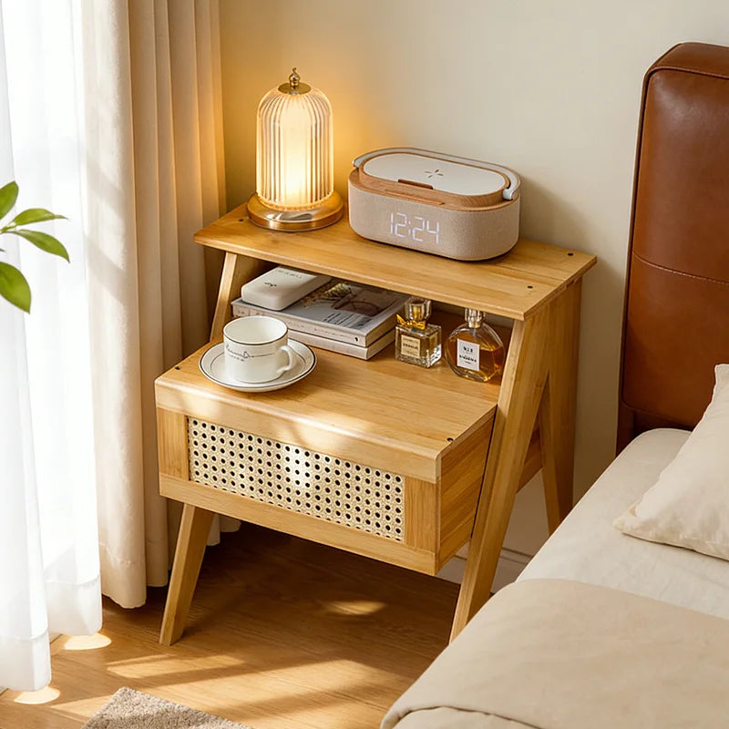 Bedside table, bedroom simple modern small cabinet, simple small bedside storage cabinet, household new storage bedside cabinet Oasis Select