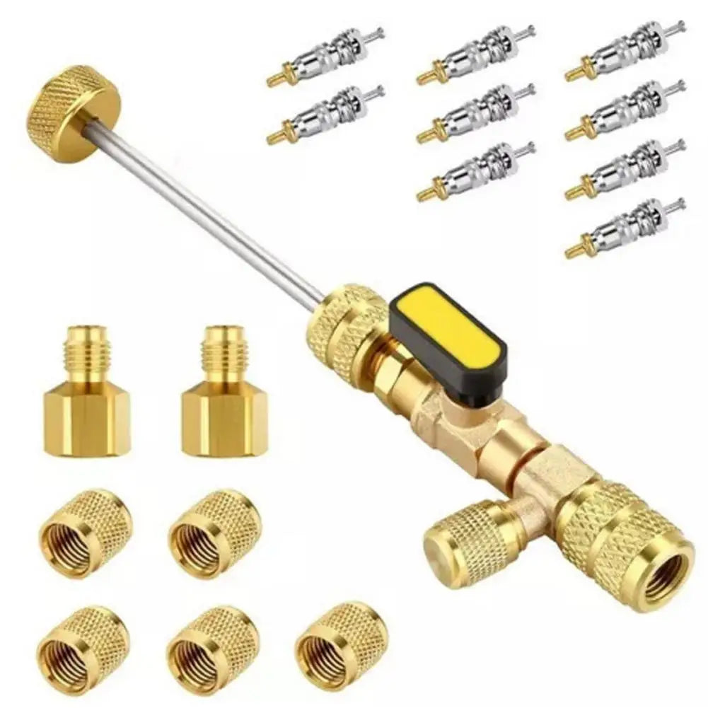 Car Air Conditioning Valve Core Remover Tool Household Refrigeration Valve Core Wrench Disassembly Repair Tool Oasis Select D