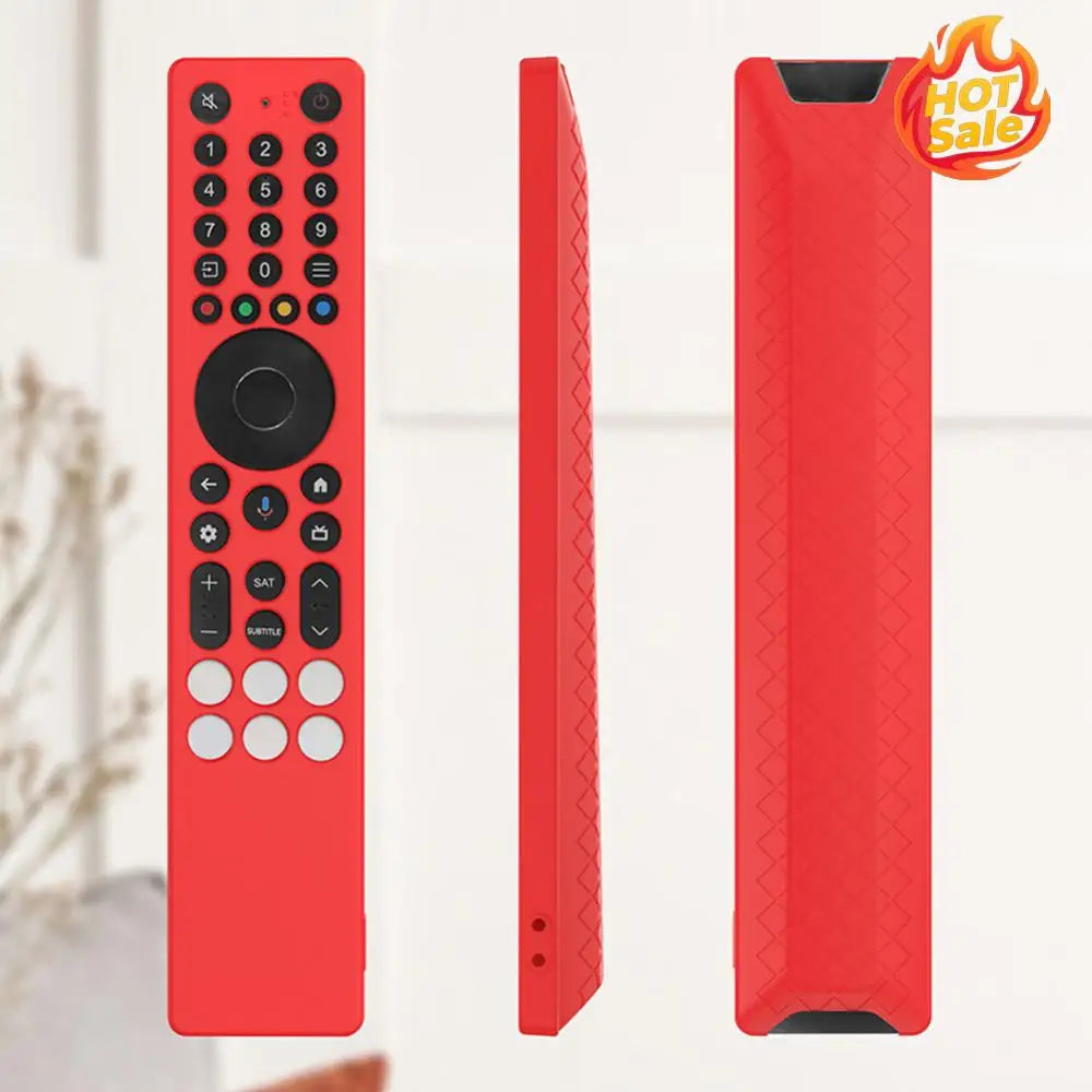 For TCL RC833A Silicone Remote Control Case with Lanyard Protective Cover Anti-Slip Drop-Proof RC Cover TV Supplies Tool Oasis Select