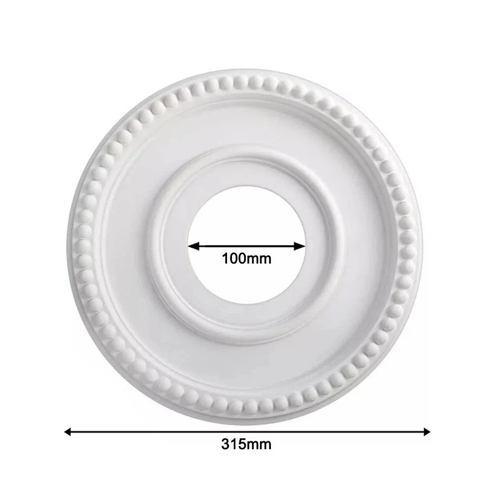 Ceiling Medallion Decorative Ceiling Medallions Board Rose Base Decoration European Style PU For Trim Canopy Chandelier Wood Oasis Select