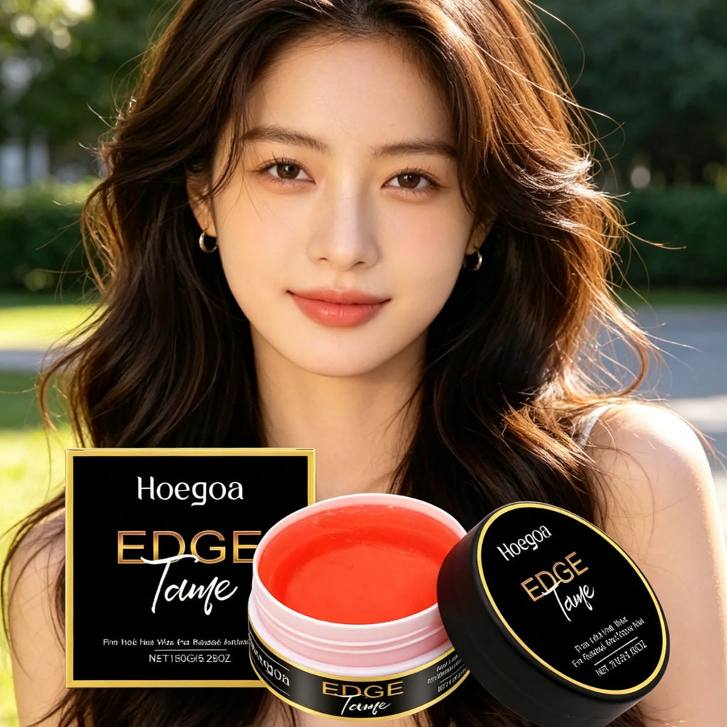 Hoegoa Styling Gel for All Hair Types Firm Hold Smooth Frizz Edge Control Enhance Gloss Fast Shaping Non Sticky Hair Wax 150g Oasis Select
