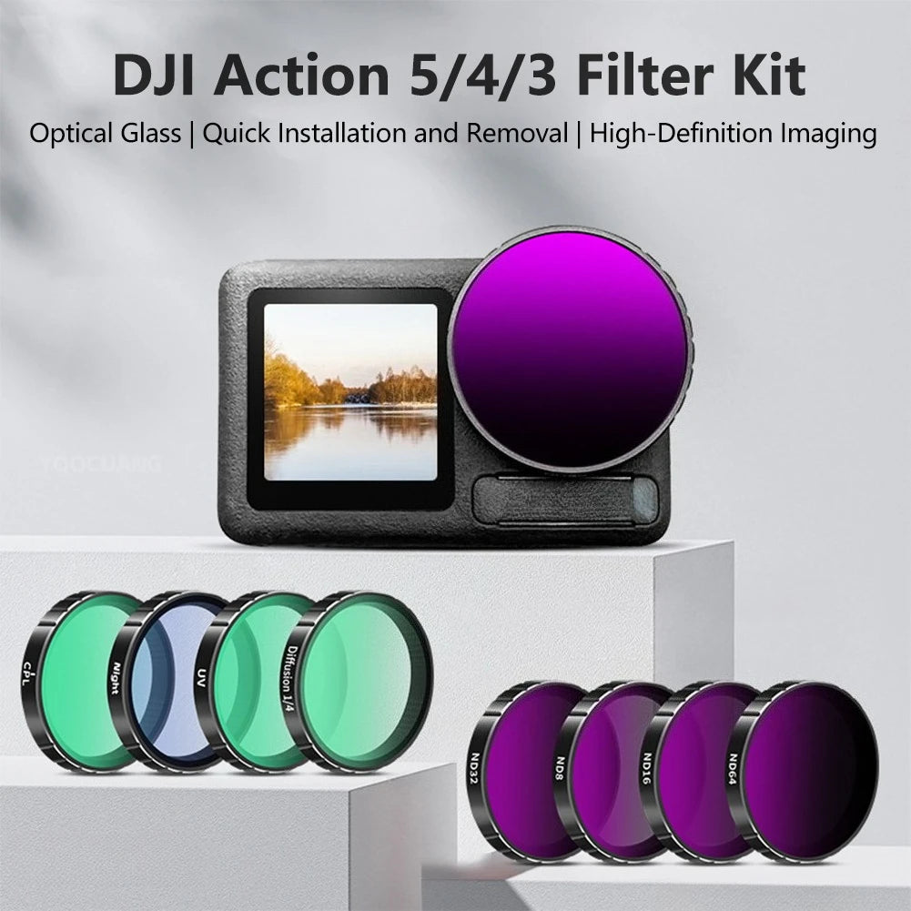 CPL ND UV Black Mist Filter Set – DJI Osmo Action 5 Pro/4/3