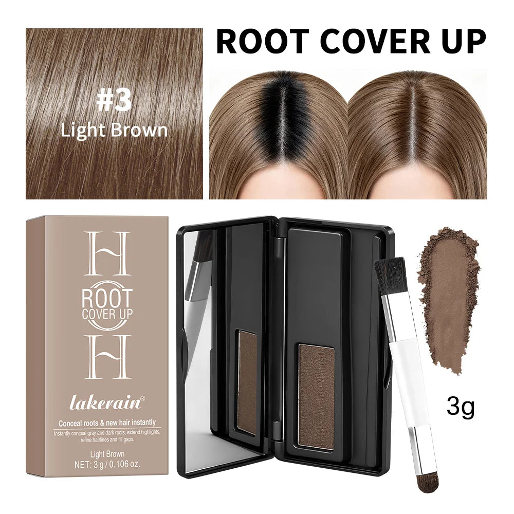 Lakerain Hair Dye Palette & Brush – Instant Root Cover-Up