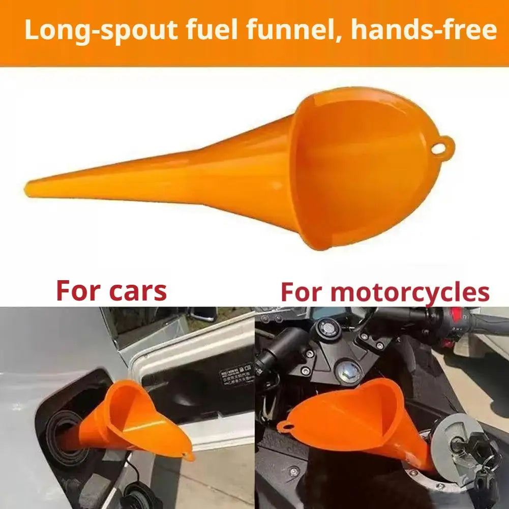 Long Stem Fuel Funnel – Oil & Gas for Car & Motorcycle