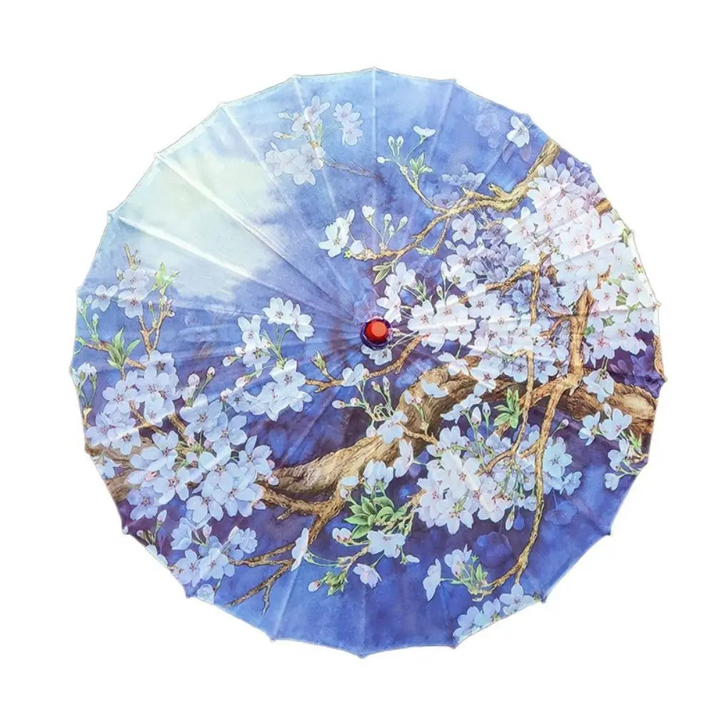 Handmade Chinese Silk Parasol | Decorative Dance Umbrella Decorative Parasol Oasis Select 82cm-32.28in-Style 6