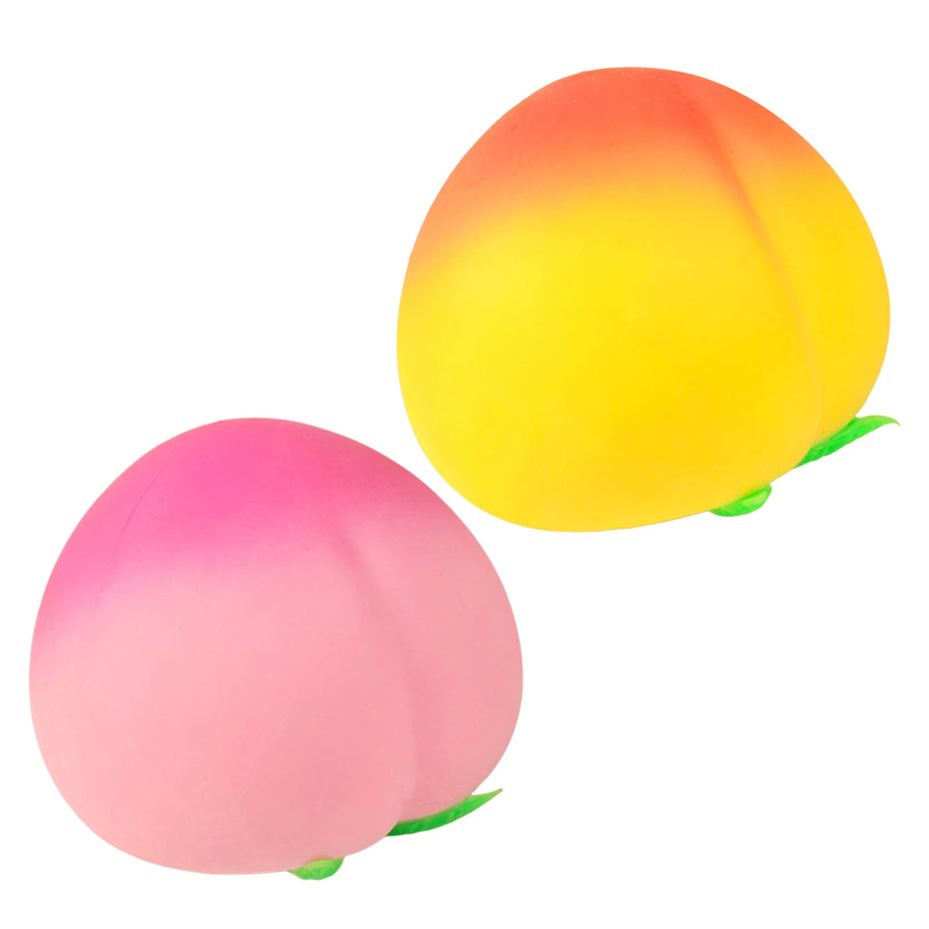 Peach Foam Squeeze Ball – Soft Slow-Rebound Squishy Toy