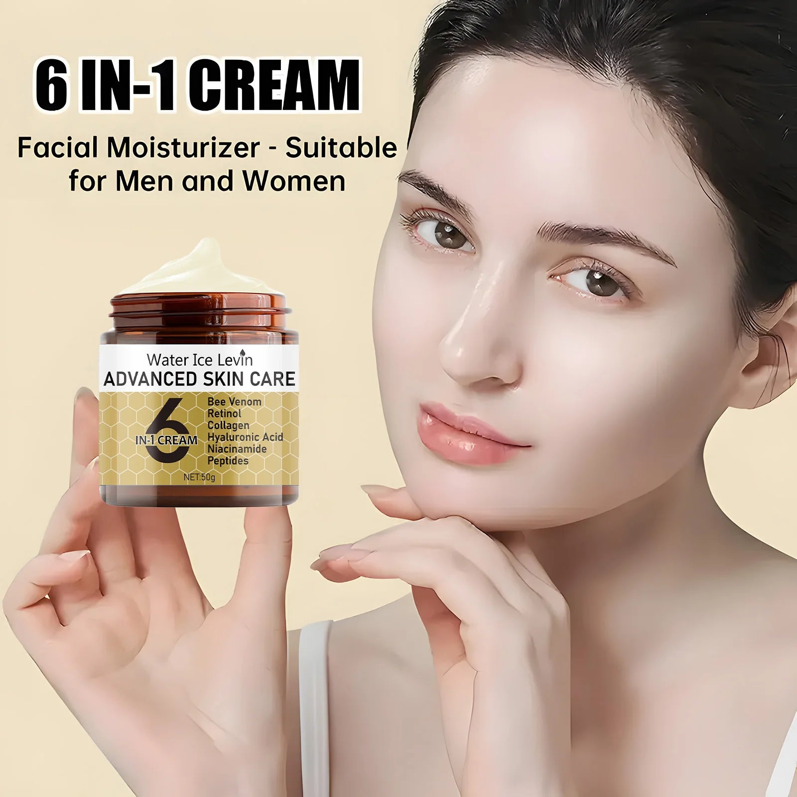 6-in-1 Anti-Wrinkle Face Cream – Dark Spot & Fine Line Anti-Aging Face Cream Oasis Select