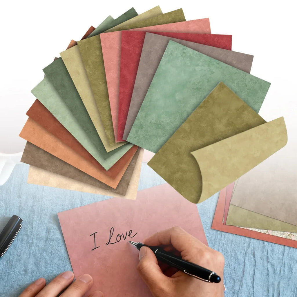6x6 Scrapbook Paper 24 Sheets Double-Sided Craft Paper Warm Boho Journaling Supplies for Junk Journal DIY Cards Oasis Select