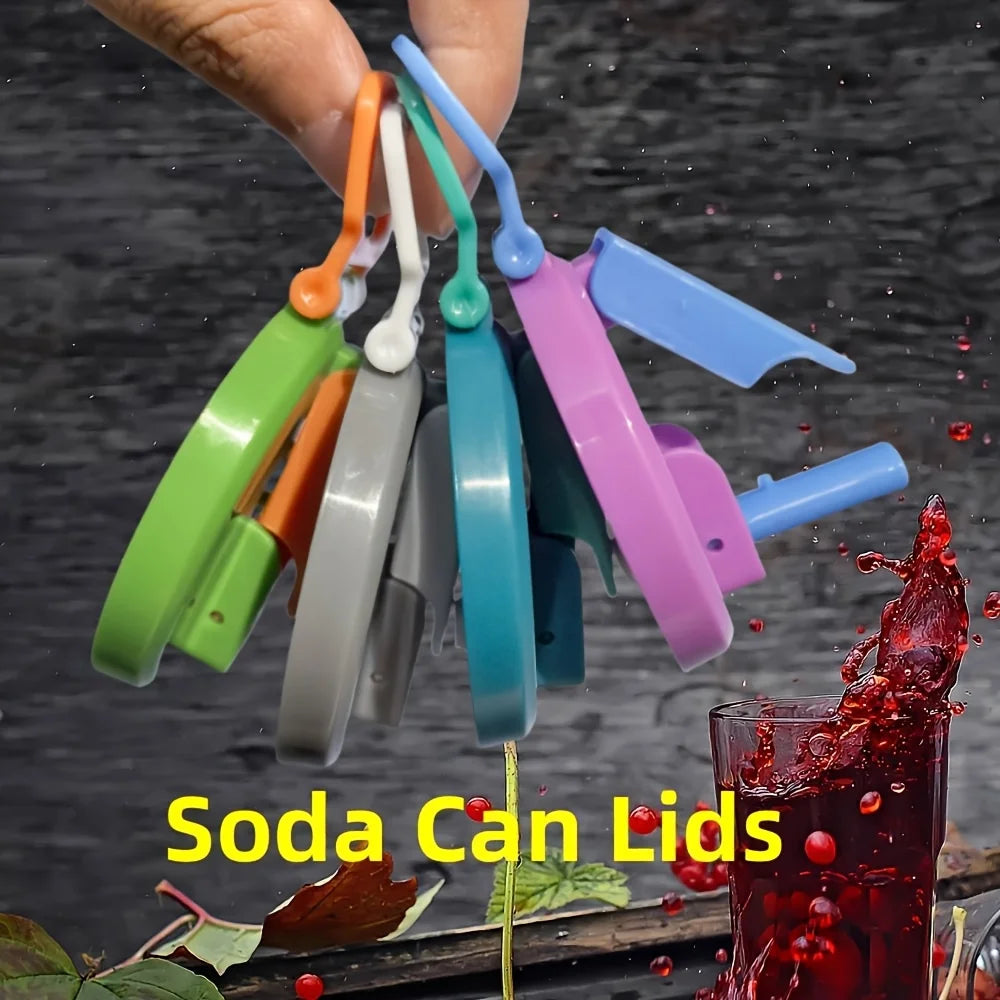 Reusable Lid for Soft Drink Cans That Comes in Four Colors Designed for Beverages, Juices, And Soft Drinks Complete with a Straw Oasis Select