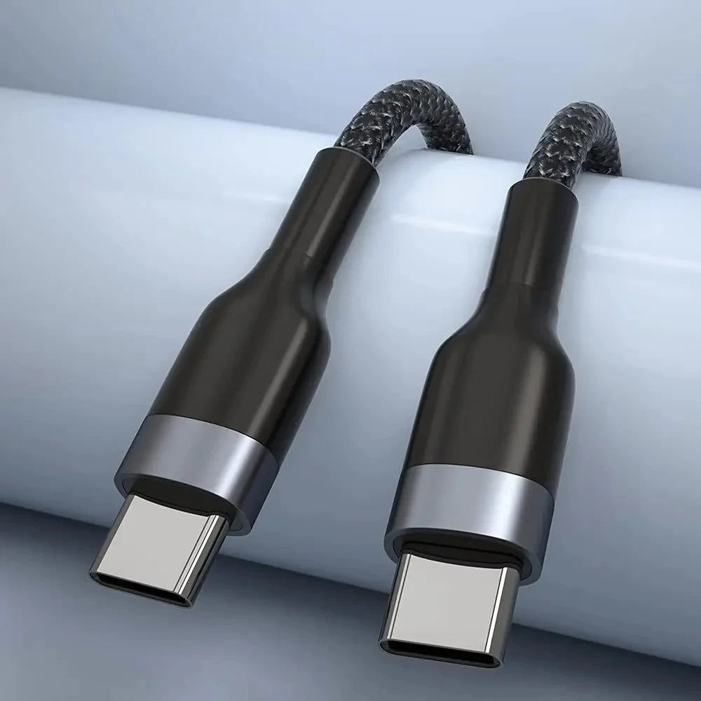 0.25M Data Cable USB C to Type C Fast Charging Data Cord Short Cable 66W Type C For iPhone 15 Huawei Samsung Portable Power Bank Oasis Select