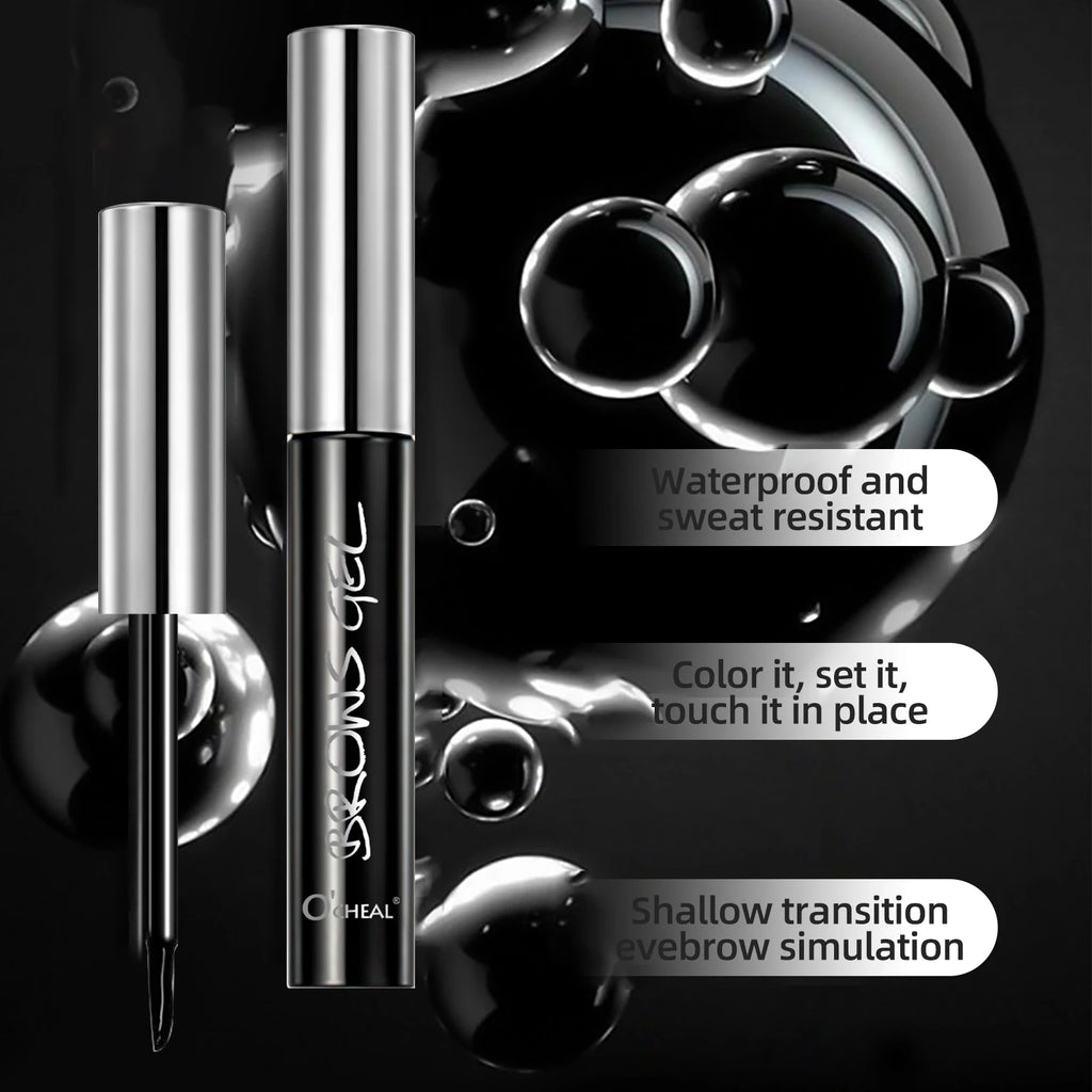 Ocheal Easy Peel Off Eyebrow Gel Tattoo Tint Semi-Permanent Eyebrow Gel Waterproof Long-Lasting Black Brown 3D Mascara Serums Oasis Select