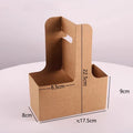 Kraft Paper Flower Box – Bouquet Gift & Takeaway Holder