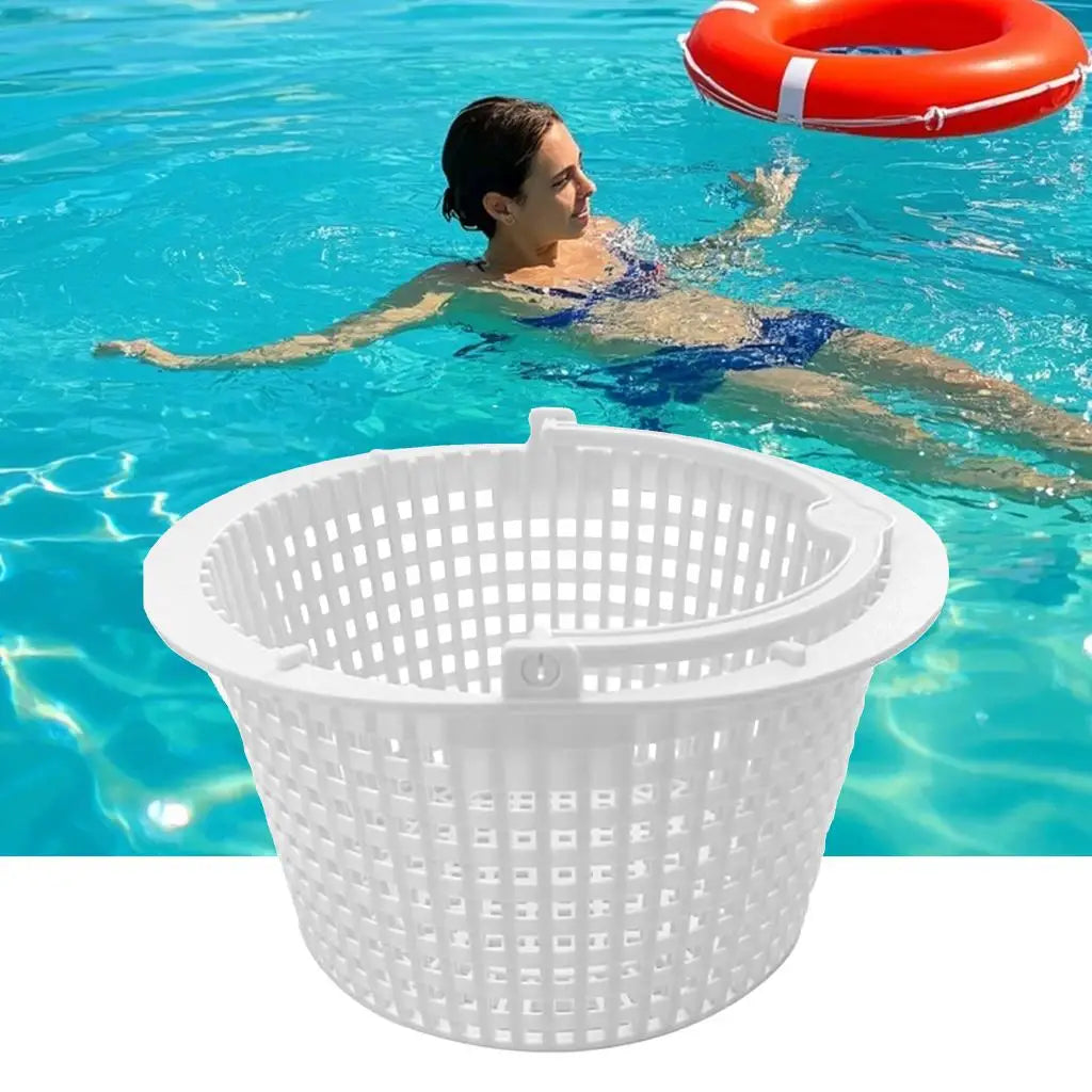 Swimming Pool Skimmer Basket Aboveground Pool Filter Basket Swimming Pool Cleaning Accessories Skimmer Filter Basket with Handle Oasis Select