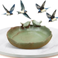 Ceramic Birdbath Bowl & Hummingbird Feeder | Garden Décor Ceramic Birdbath Feeder Oasis Select United States