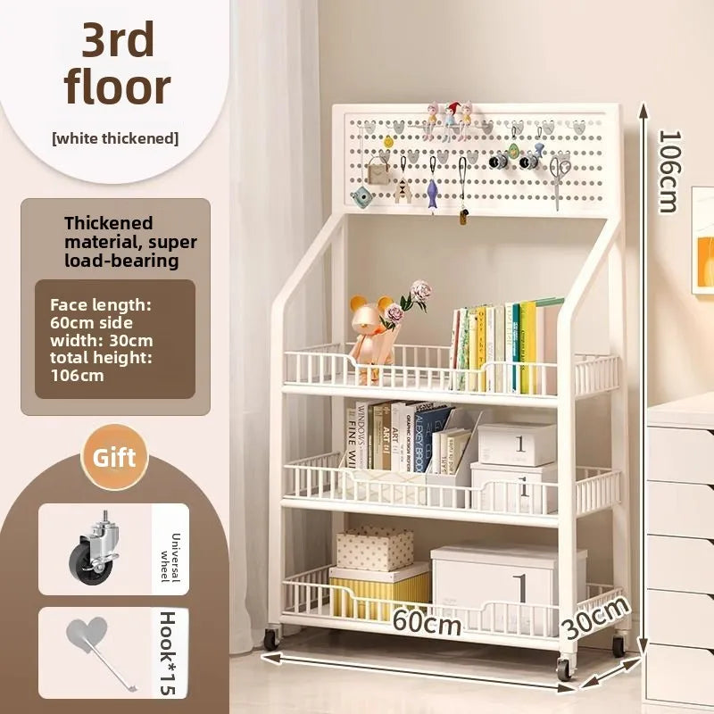 Snack shelves Internet celebrities Snack food and beverage supermarkets Mobile shelves Convenience store Multi-layer Oasis Select Three-layer 60CM A