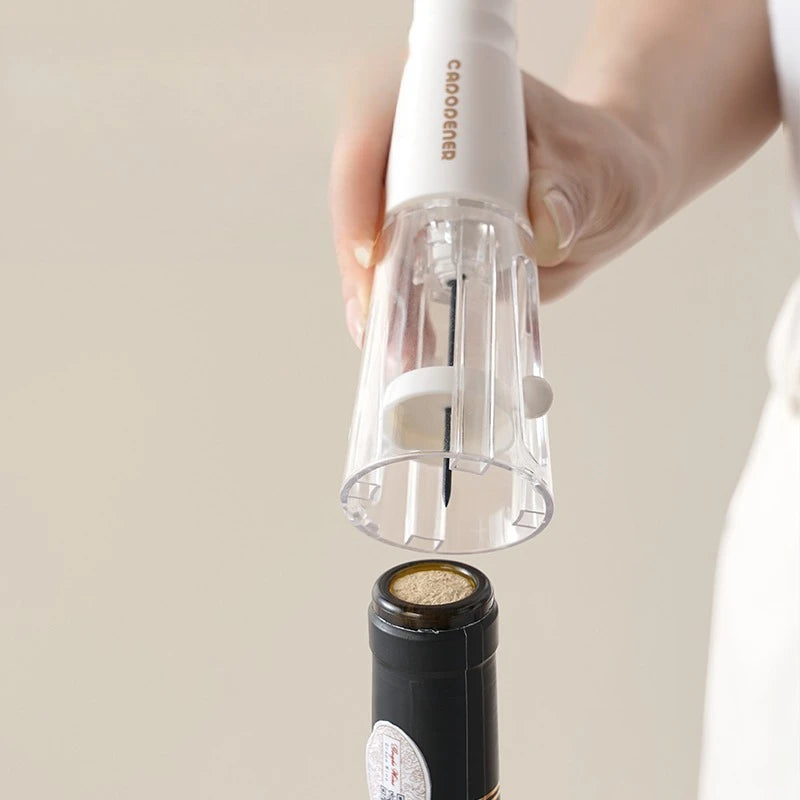Pneumatic Air Pressure Wine Opener Anti-explosion Safe Cork Remover No Cork Debris Dual Function Wine Beer Opener For Home Bar Oasis Select