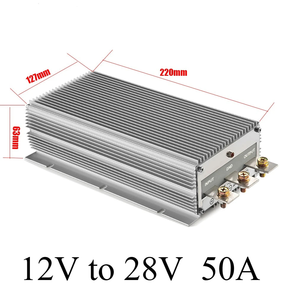 12V to 28V Booster Converter 12V-28V 12V DC to 28V DC 30A-100A Step-up Voltage Regulator 12 Volt to 28 Volt Power Supply CE Oasis Select 12V to 28V 50A 12V 28V