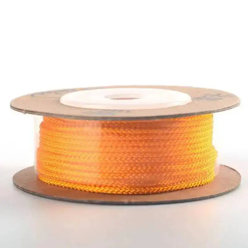 110meters 1mm Cotton Thread Hand Woven Cotton Wire/Cord/String/Rope for Braiding Bracelets Crafts Gift Box Packaging Oasis Select Orange Yellow 307 1.0mm 11m