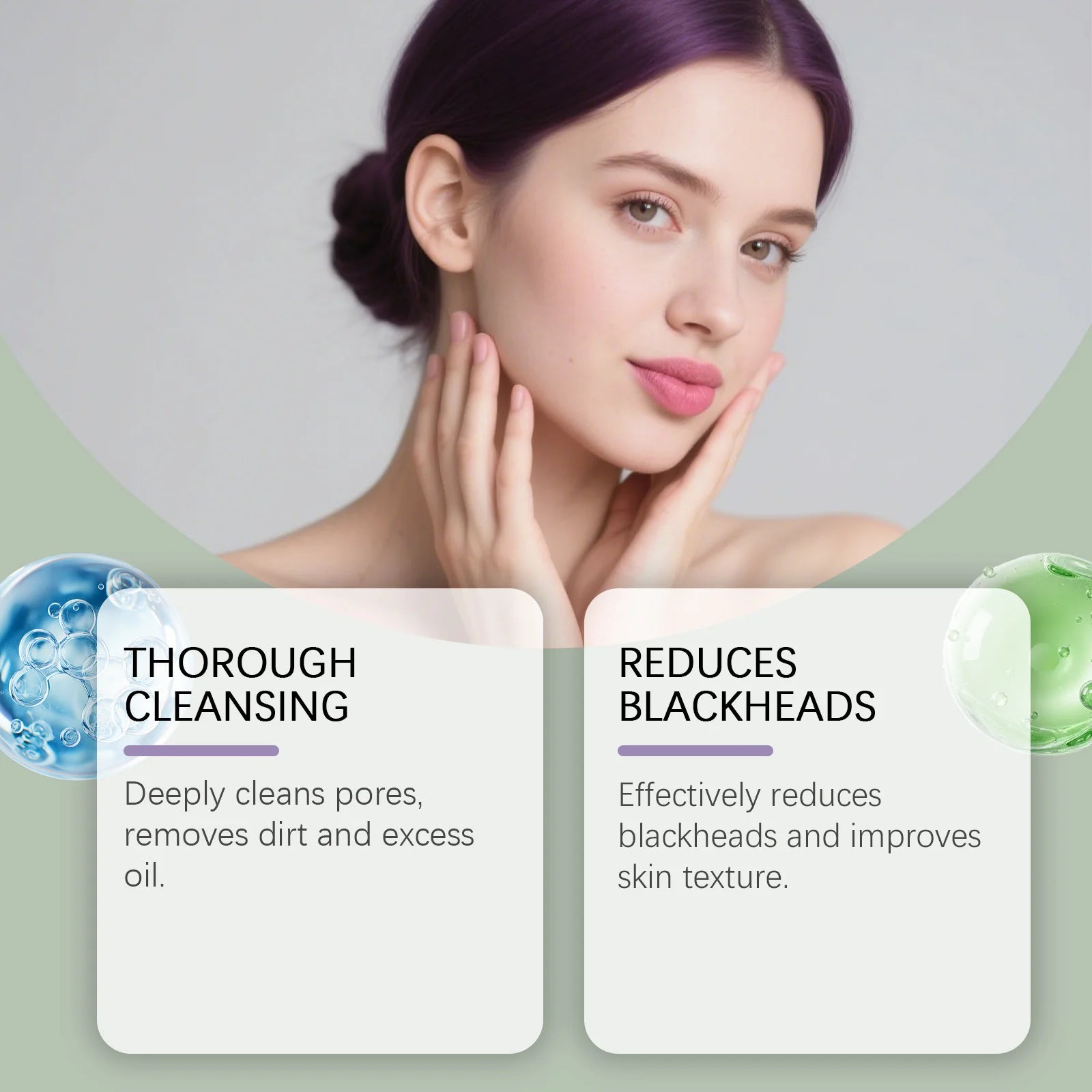Hoygi Green Clay Centella Cleanser – Acne & Sensitive Skin Facial Cleanser Oasis Select