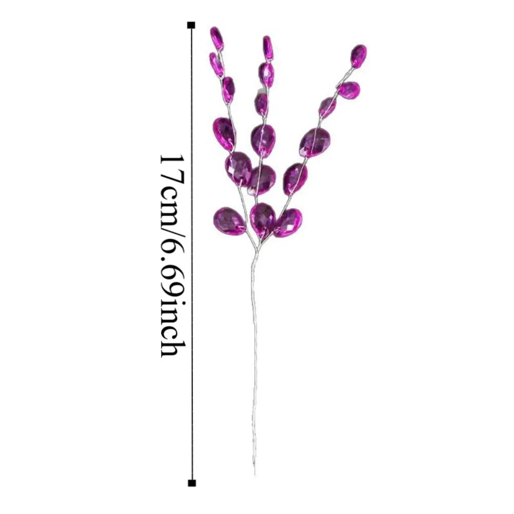 50pcs Acrylic Crystal Bud Branches | DIY Wedding & Home Décor Crystal Craft Branches Oasis Select