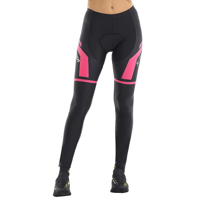 X-TIGER Women Cycling Pants MTB Bike Cycling Trousers Anti-sweat Anti-shock 5D Anti-Slip Padded Gel Racing Bicycle Sport Pants Oasis Select