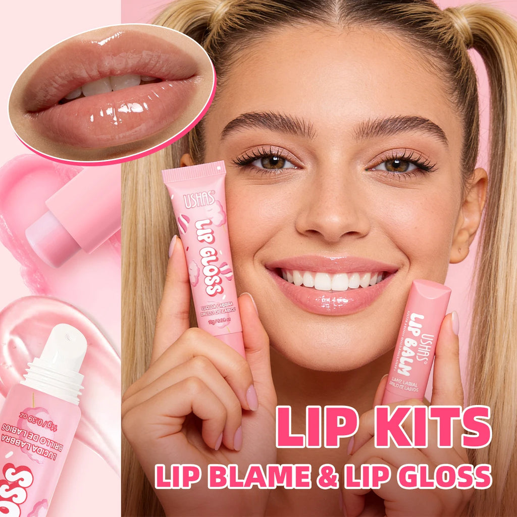 USHAS Lip Balm & Gloss Set – Moisturizing Lip Care Kit