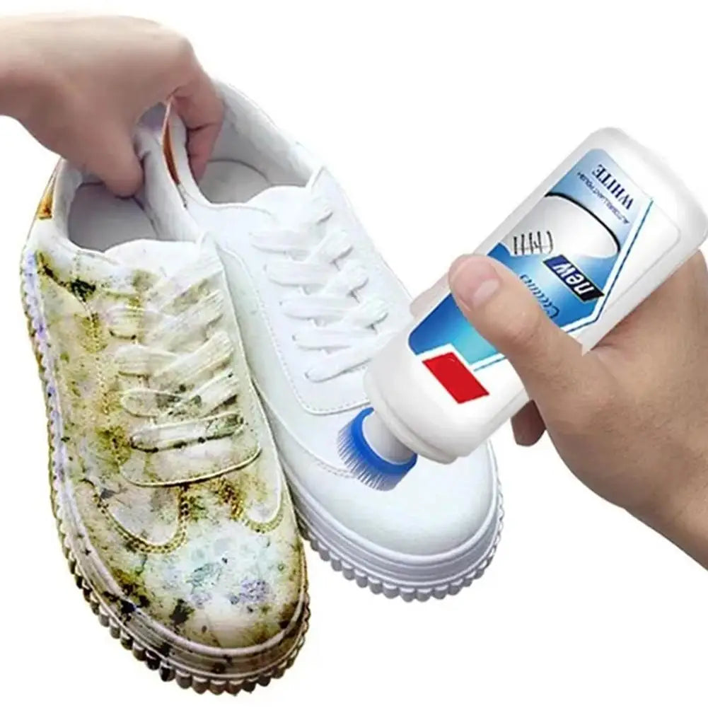 White Shoes Cleaner Polish Cleaning Tool For Casual Leather Shoe Sneakers Shoe Brushes Yellow Stain Remover Dry Cleaning Agent Oasis Select