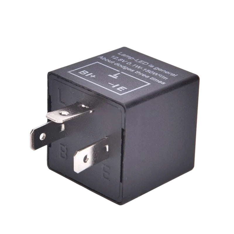 1pc 12V 3-Pin LED Adjustable Car Flasher Flash Relay For Turn Signal Light CF13 Oasis Select one size