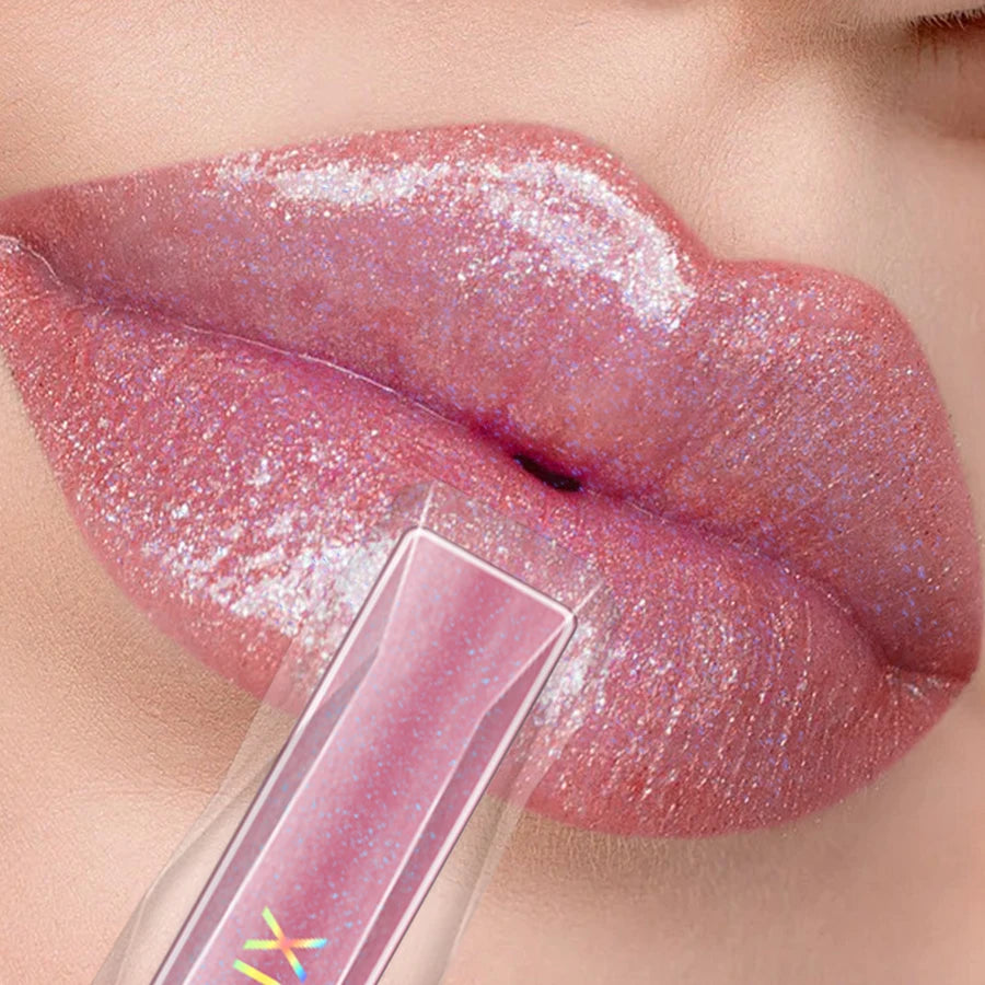 KAFURUX Shimmer Lip Gloss – Moisturizing, Fuller-Looking Lips