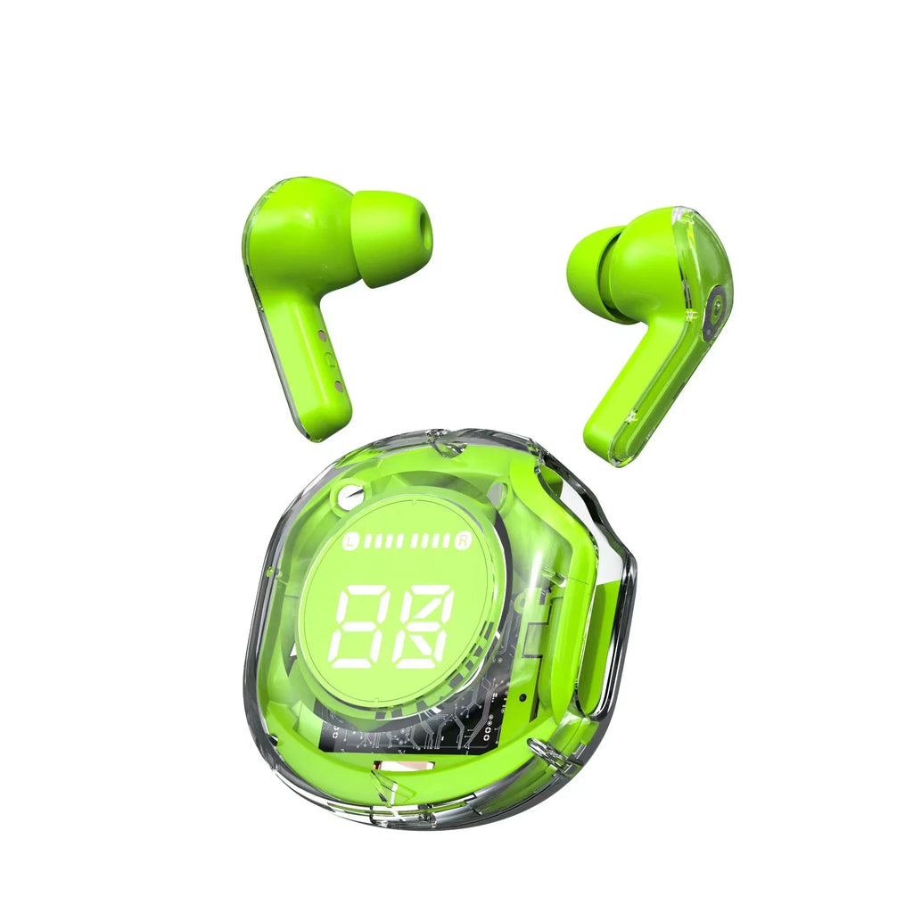NEW T8 TWS Wireless Earphone Bluetooth 5.3 Headphones Sport Gaming Headsets Noise Reduction Earbuds Oasis Select Green