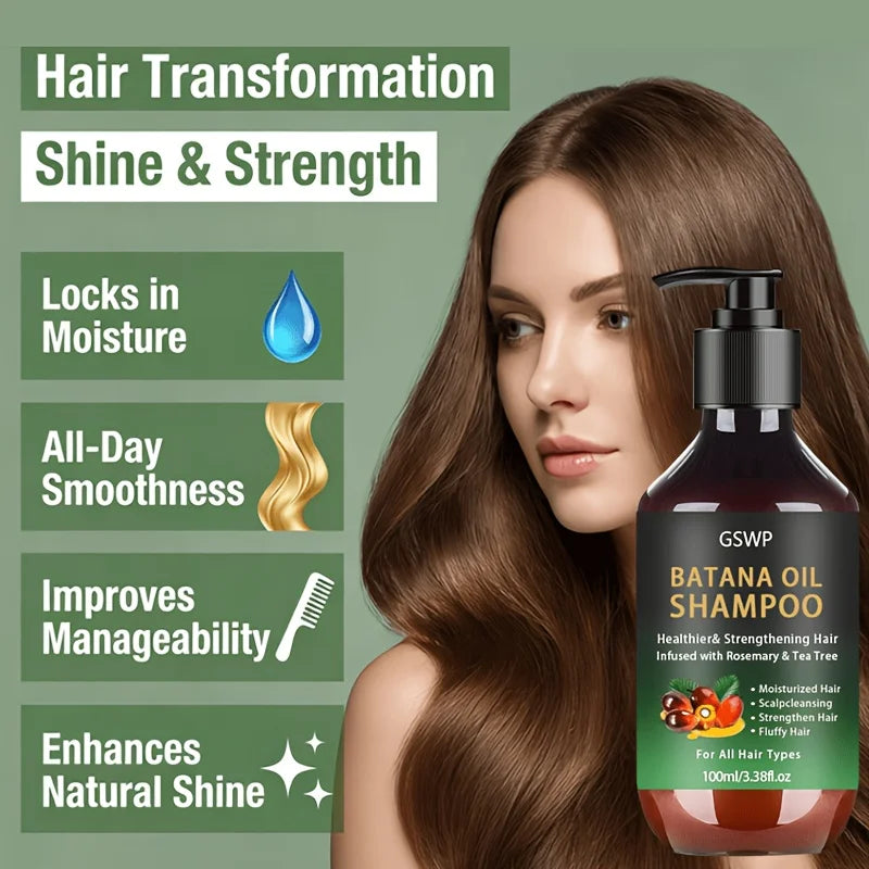 GSWP Batana Shampoo Containing Rosemary Gently Cleanses Deeply Oasis Select