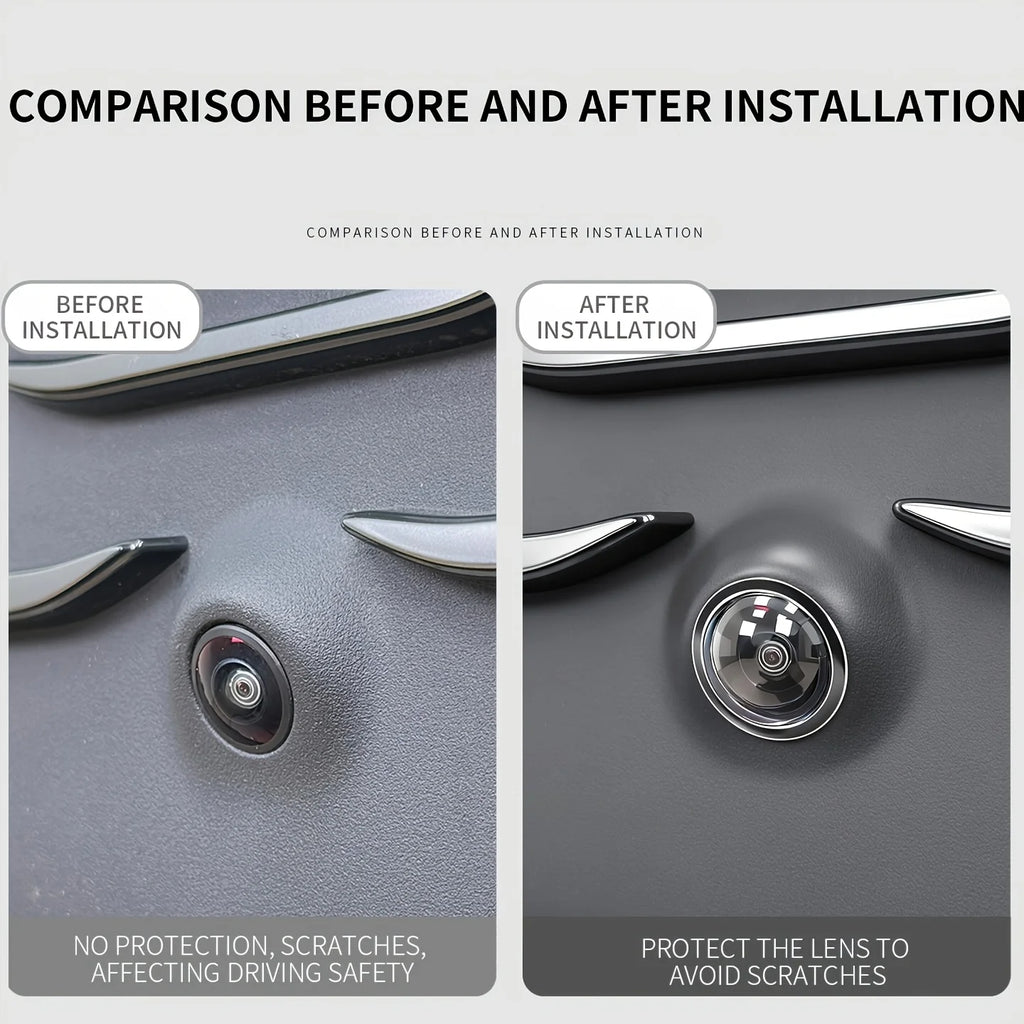 Car 360° Camera Lens Guard – Dustproof, Anti-Scratch HD Cover