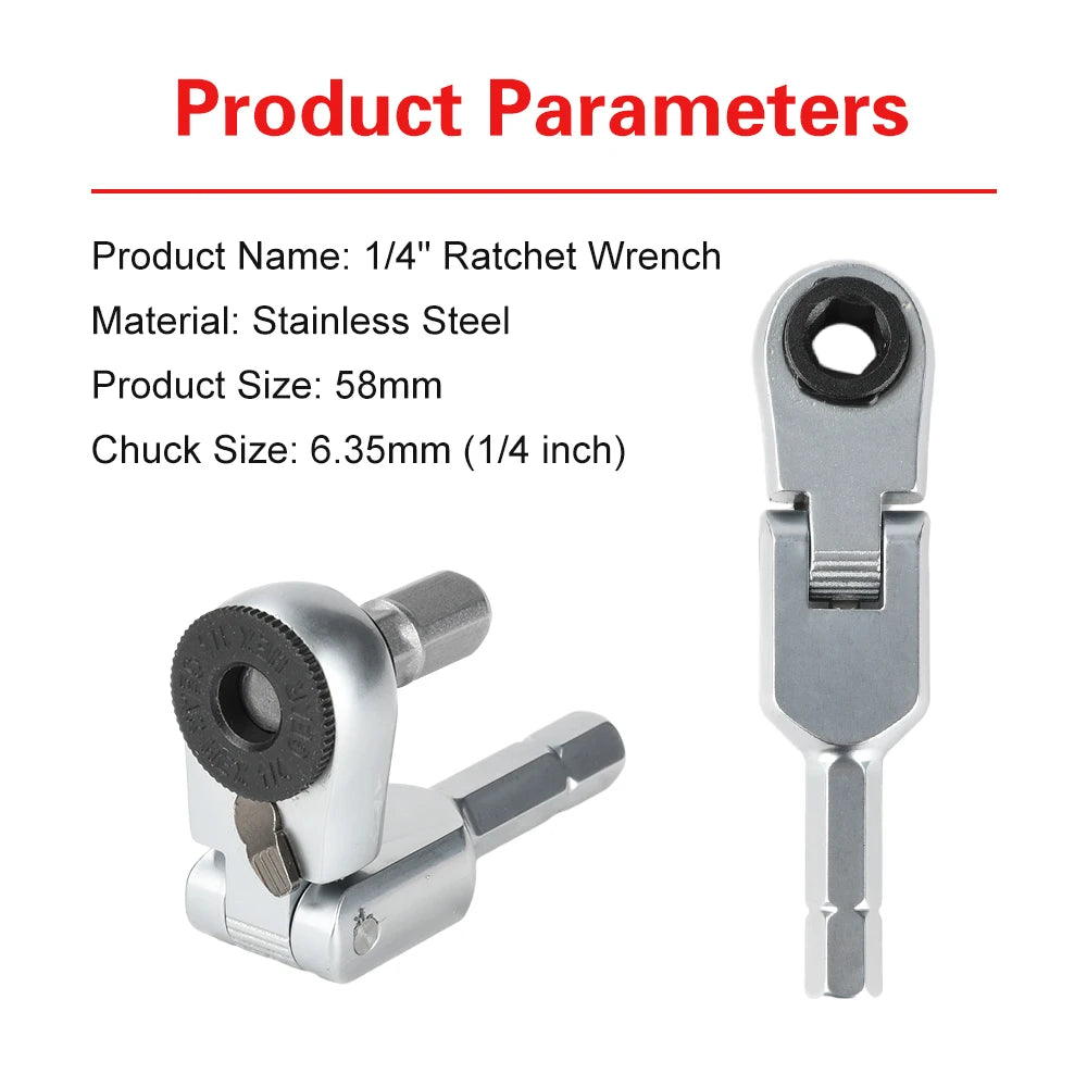 6.35mm Wrench Screwdriver Hex Torque Wrenches EDC Tool Wrench 1/4 Screwdriver Rod Socket Wrench Hand Repair Tool Oasis Select