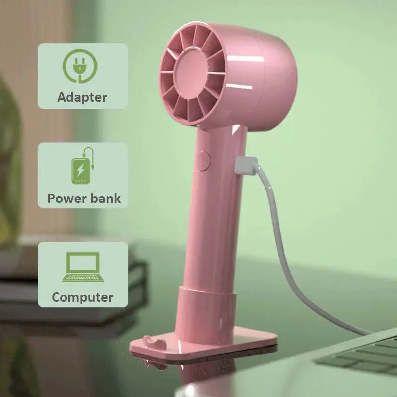 URGGU Mini Lash Fan USB Rechargeable – 3-Speed Eyelash Dryer