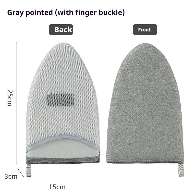 1Pc Fabric Handheld Ironing Board Ironing Board Small Home Ironing Gloves Anti Ironing Household Insulated Handheld Ironing Tray Oasis Select pointed end