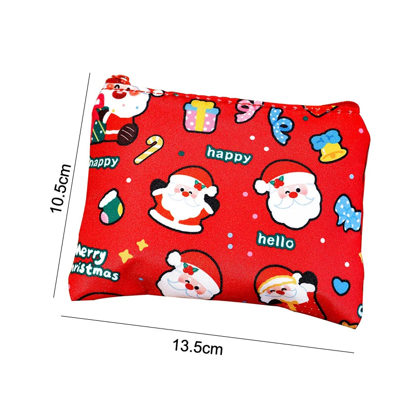 Mini Christmas Coin Purse – Cartoon Storage Bag | Kids Gift Mini Coin Purse Oasis Select