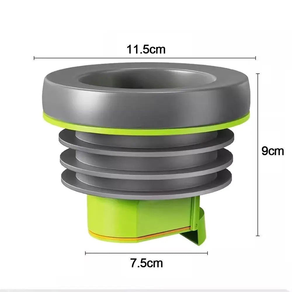 Toilet Flange Anti-Backflow Wax Seal Ring | Leak-Proof ABS