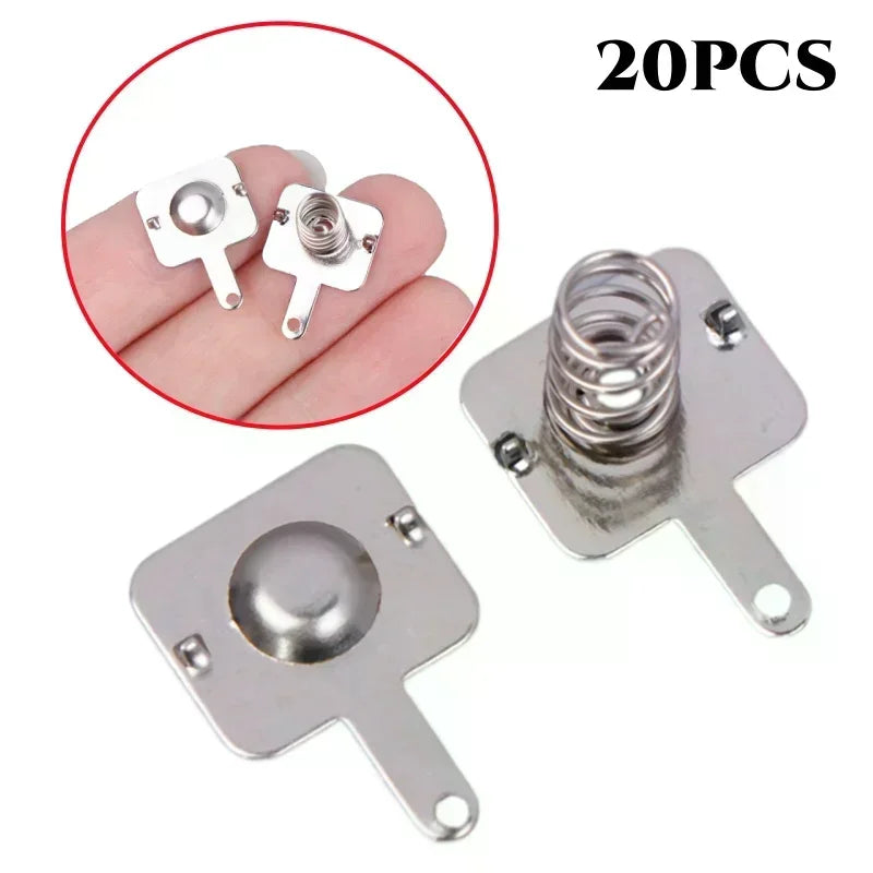 20PCS DIY Accessories 18650 Battery Sheet Spring Contact Sheet Battery Box Positive And Negative Single Bipolar Oasis Select