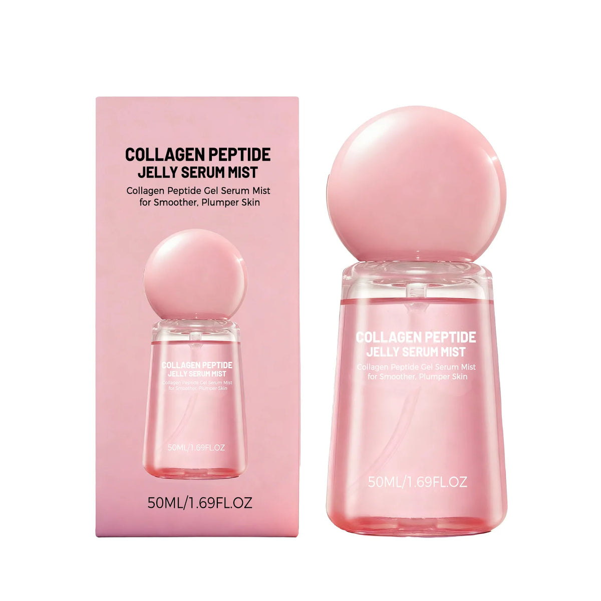 Collagen Peptides Jelly Serum Mist | Hydrating Face Spray 50ml Face Serum Mist Oasis Select 50ml Boxed