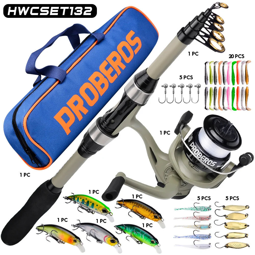 Portable sea rod set, long-range casting, mini fishing rod, fishing wheel, fishing line, bait, fishing rod, complete set of sea Oasis Select 3