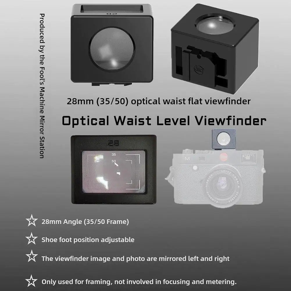 28mm Waist-Level Optical Viewfinder – 35/50/40mm Frame Lines
