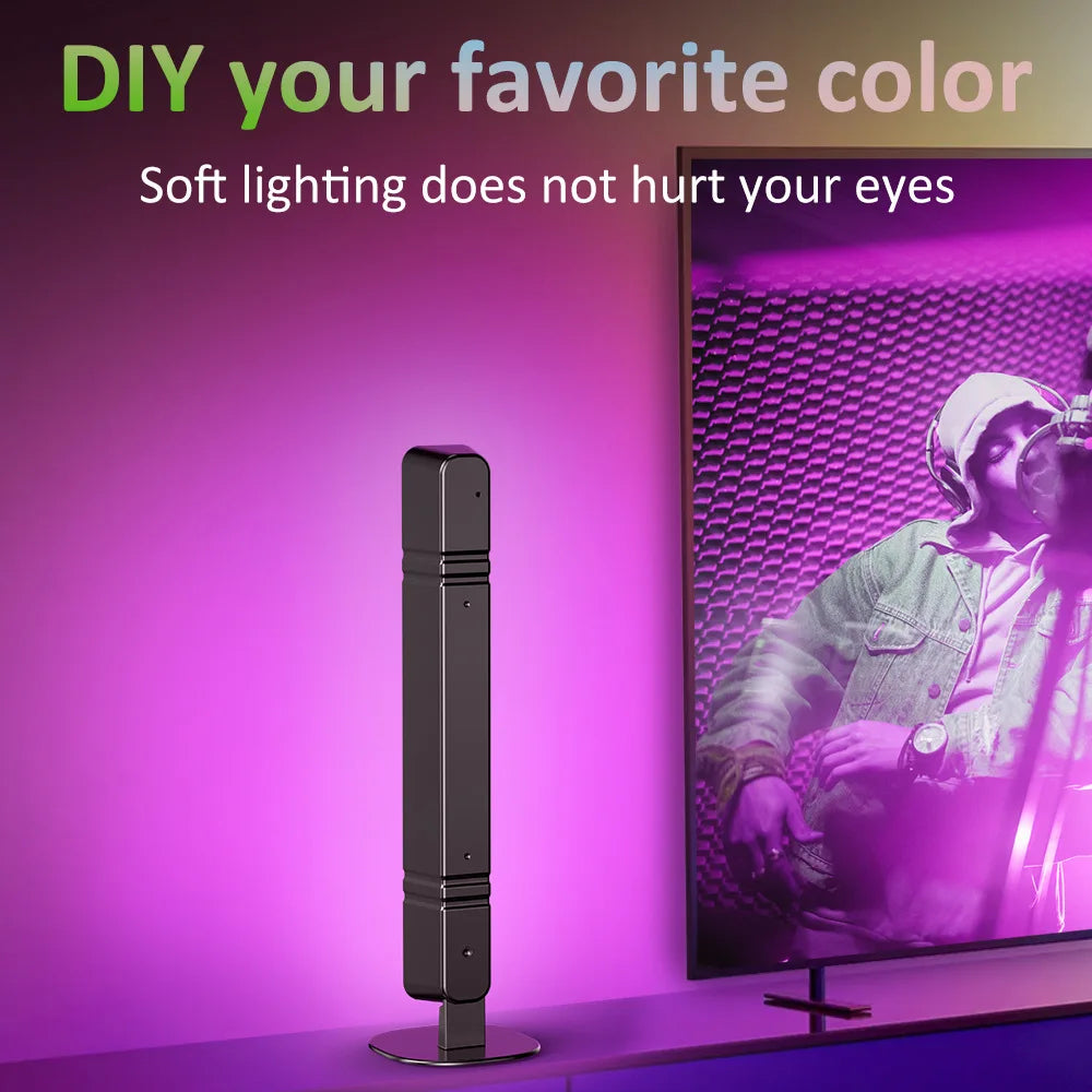 RGB LED Ambient Light – USB Music Sync Gaming & Bedroom Lamp