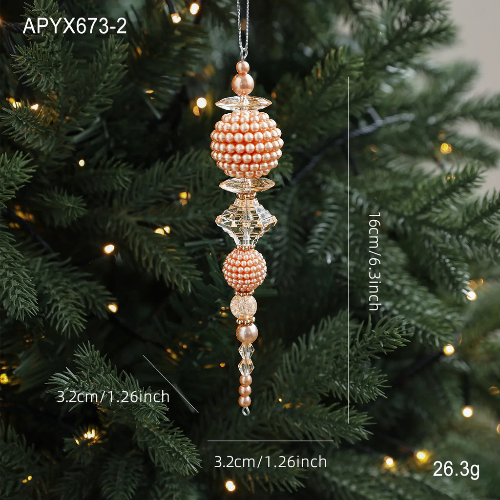 Acrylic Crystal Christmas Tree Hanging Ornament Pendant