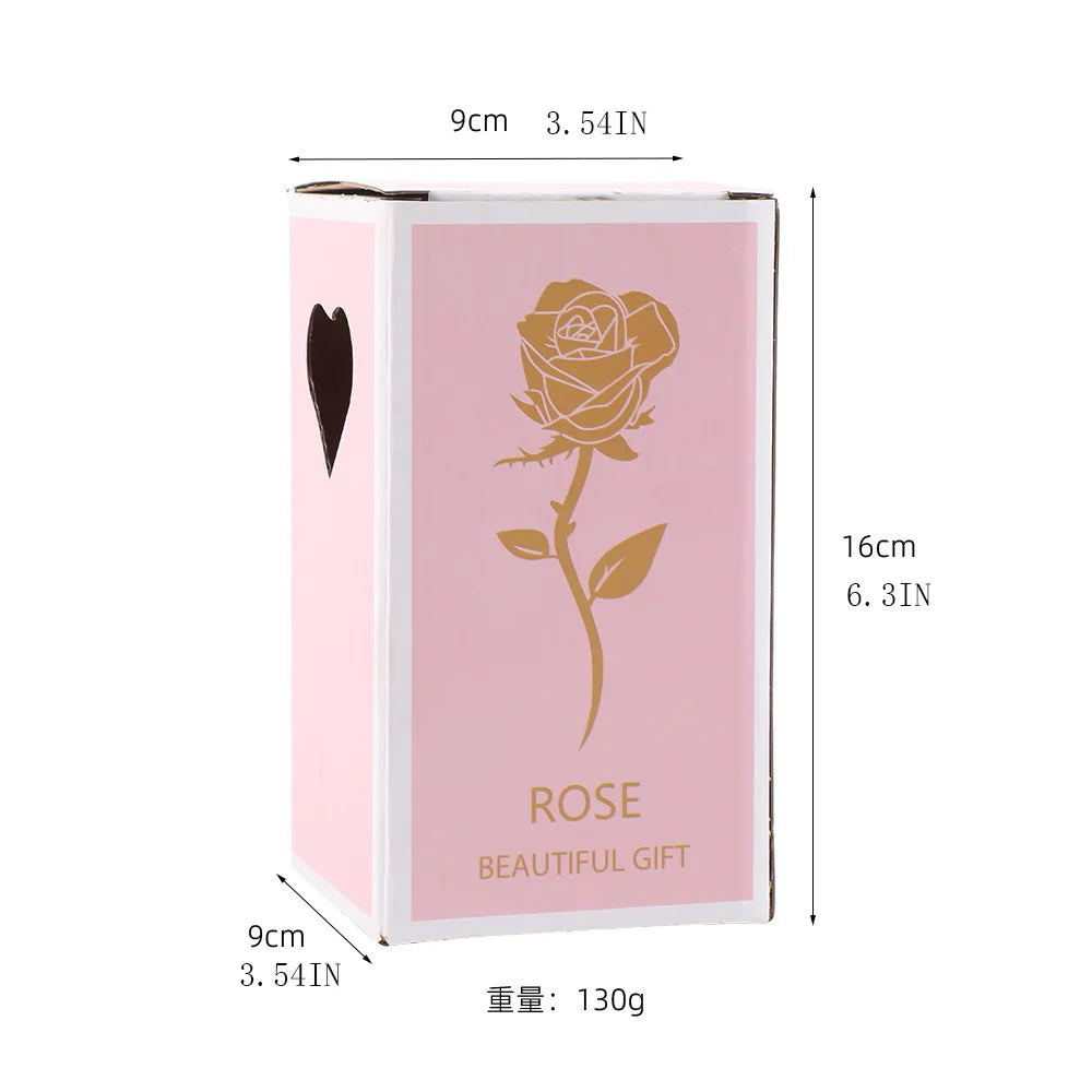 Eternal Rose Single Bouquet with Lamp Soap Valentine's Day Gift Led Lamp Tabletop Decoration Oasis Select