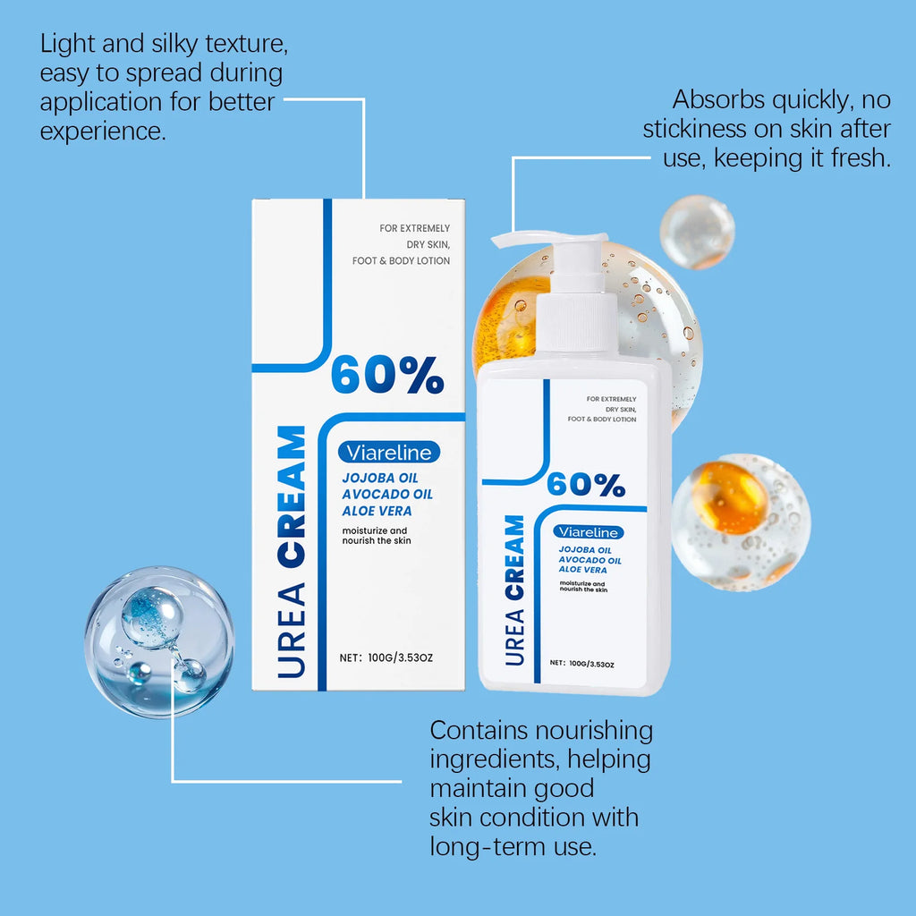 Viareline Urea Body Lotion – Daily Hydration for Dry Skin Body Moisturizer Lotion Oasis Select