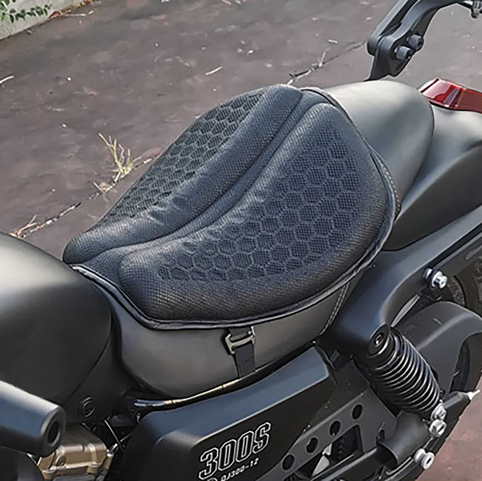 Motorcycle Seat Cushion Anti-Slip Motorcycle Inflatable 3D Blow Air Cushion Pressure Relief Ride Seat Pad Motorcycle Accessories Oasis Select