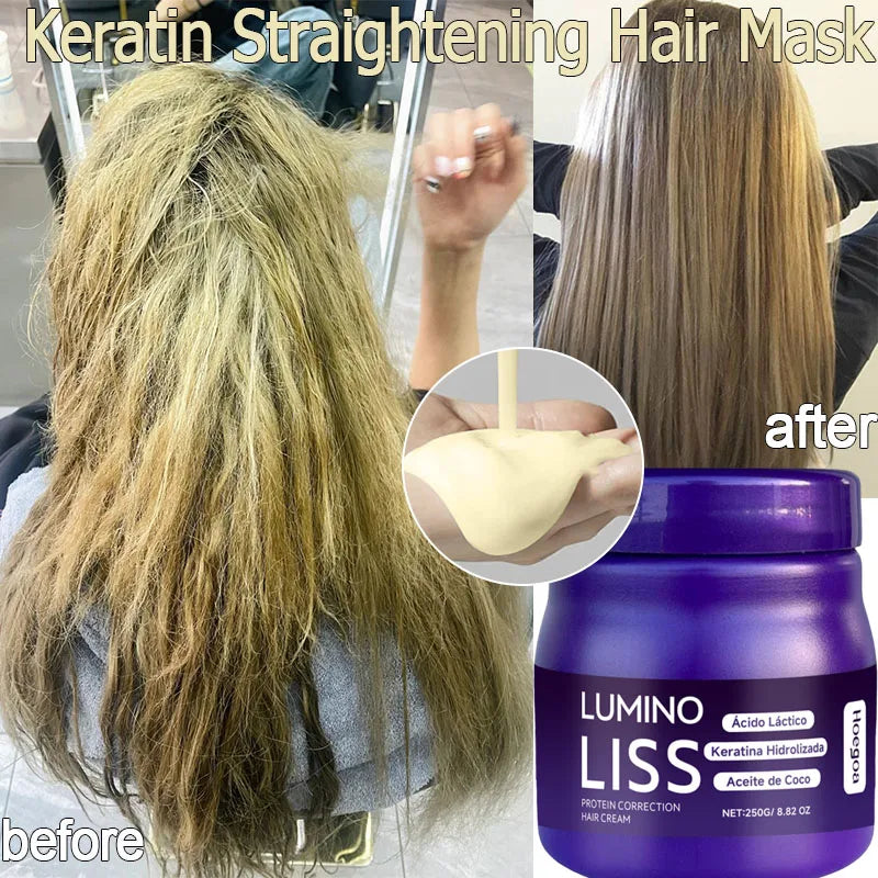 250g Keratin Collagen Hair Mask – Smoothing Deep Repair Conditioner Keratin Hair Mask Oasis Select