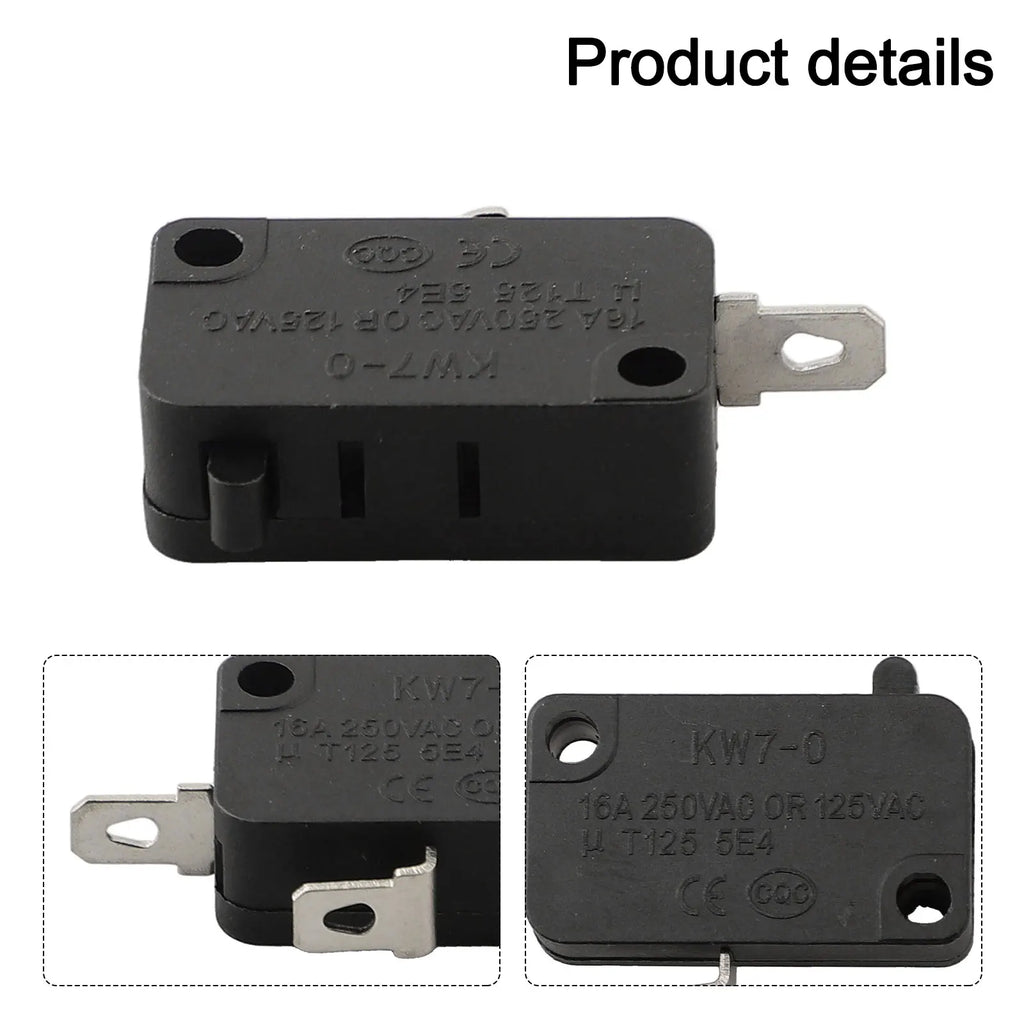 Micro-Limit Switch Replacement KW7-0 16A Small Switch Air Fryer Microwave Oven Switch ﻿washing Machine Electric Cooker Oasis Select